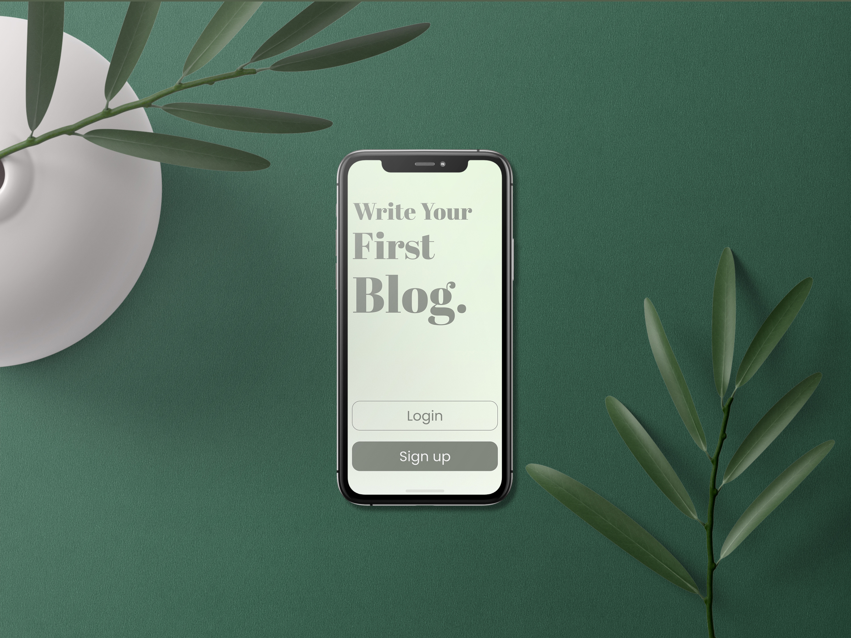 Blog App app blog blog app design flat graphic design minimal mobile app product design ui uiux ux