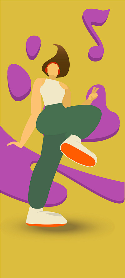 Dance now graphic design illustration vector