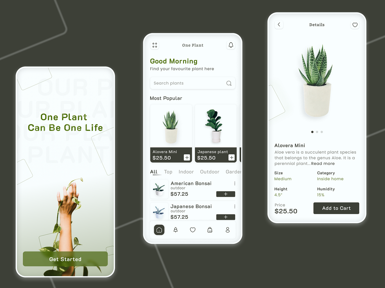 One plant by Shakil-ur-Rahman Akash on Dribbble