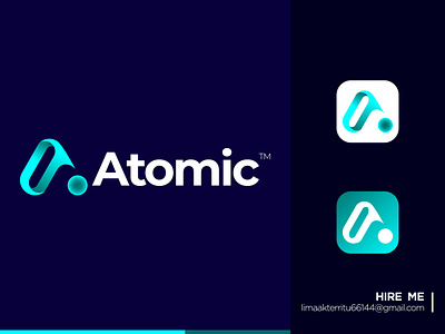 Atomic logo design - Unused (Ready for Sale) a b c d e f g h i j k l m n a logo abstract logo blockchain brand design branding colorful creative logo crypto logo ecommerce logo design logo designer logodesign logos modern logo nft o p q r s t u v w x y z simple startup logo top logos