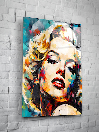 popart/surrealism Marylin Monroe