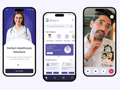 Telemedicine mobile app amazing app care creative design doctor health healthcare lifestyle love medical medicine mobile mobile app mockup talktomedic telehealth telemedicine ui veterinaryhealth