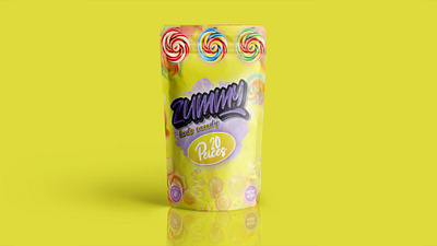 Candy Packaging, Logo & Label Design attractive pouch bottle label candy pouch label design cbd label design food packaging illustration label design logo minimal pouch packaging design pouch pouch design pouch label design pouch packaging product design product label supplement label design supplement packaging unique pouch label