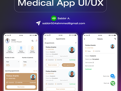 Medical App iOS Screen UI/UX app design doctor app healthcare app ios ios app design medical app ui patient care app patient monitoring app prescription management app ui user friendly interface ux