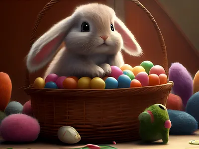 Easter Monday animation art artist cartoon character design graphic design illustration logo motion graphics nft