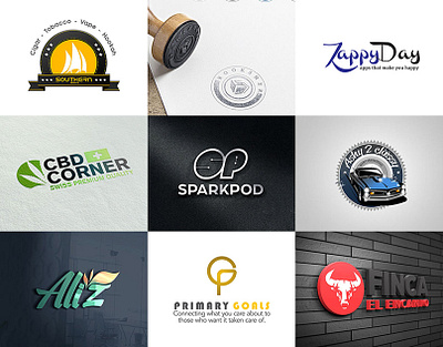 Logo Designs 3d animation app brand brand identity branding design digitalart digitalmarketing graphic design identity illustration illustrator logo media motion graphics photoshop print social ui