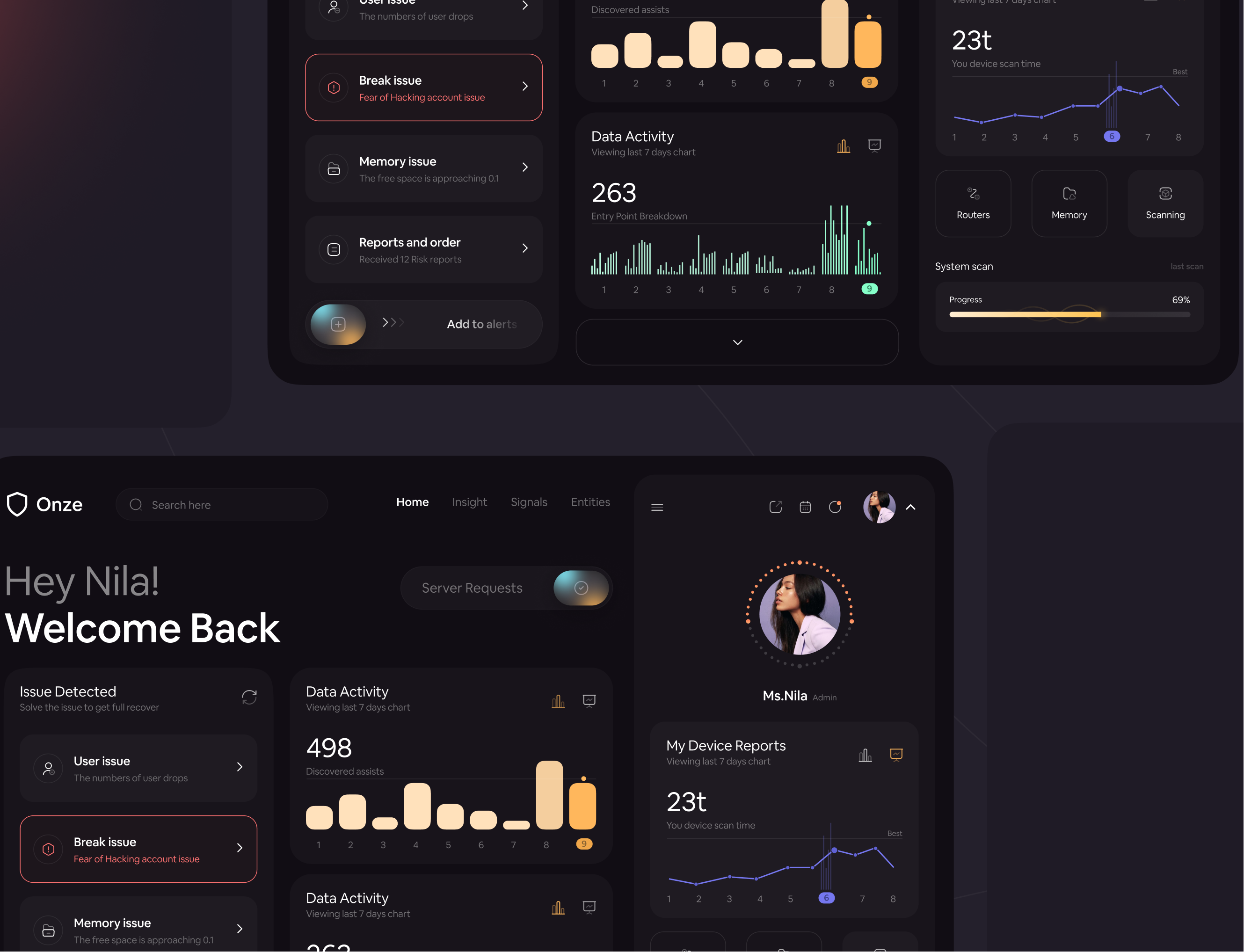 Devops Dashboard by Awsmd on Dribbble