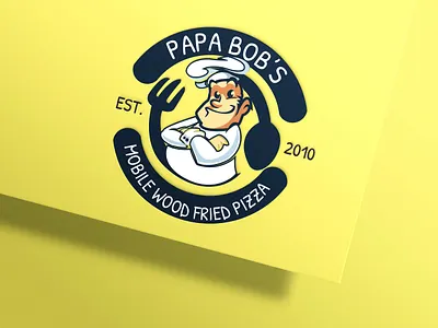Papa Bob branding design graphic design illustration logo logo d mascot logo typography vector