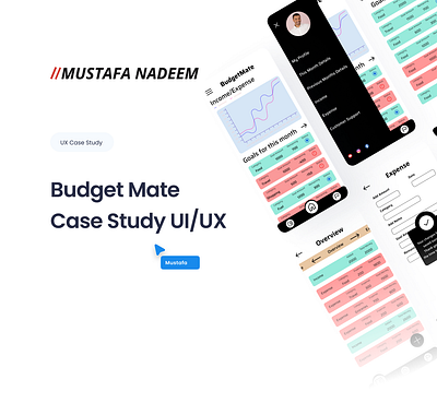 Budget Mate: UI/UX Case Study branding design graphic design illustration logo ui ui design userinterfacedesign ux vector