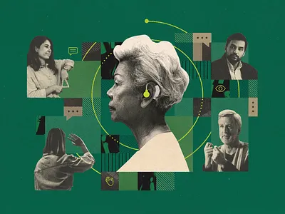 Workplace Equity 2 art collage corporate deaf design digital art disability editorial equality equity hearing illustration leadership magazine management profile