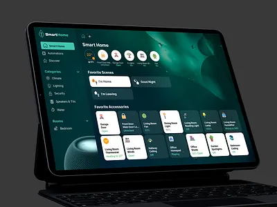 Smart Home Dashboard : Web Application appdesign apps dashboard design digitalhome findhome home homeautomation landingpage smarthome ui ux webaplication website