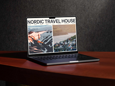 Nordic Travel House web concept animation art direction concept layout travel travel website ui web web design