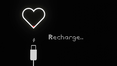 Recharge animated animation heart motion graphics recharge