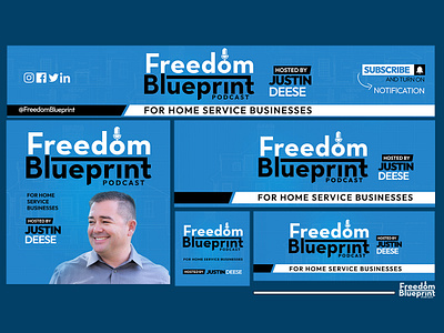 Freedom Blueprint Podcast - #ColorfullGraphics banner colorfullgraphics podcast podcast 2023 podcast cover podcast editing podcast guide podcast logo podcast work tanveerazizg