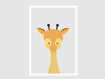 Giraffe design giraffe illustration illustrator