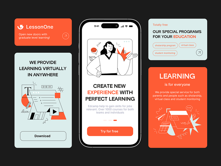 UI Elements | Learning platform by Desire Creative on Dribbble