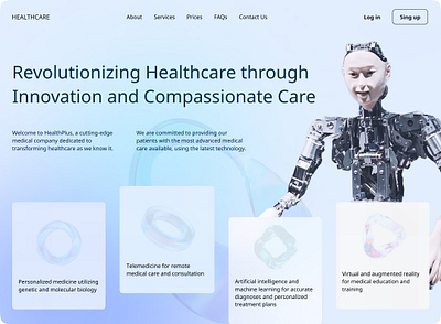 Health Horizons: Navigating the Frontiers of Medical Advancement branding hospital doctors future hospital hospital design medical medical site robots site design on medicine web medical site design