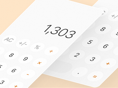 Calculator Design calculator calculator ui dailyui004 mobile mobile app mobile ui