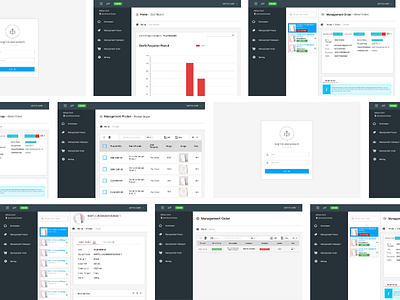 Management Data (Re-design) application data design ecommerce managerapp marketdata redesign storage ui ux webdesign