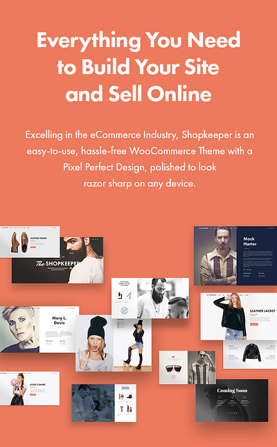 Shopkeeper - A Hassle-Free Wordpress Theme for eCommerce and Bey website template