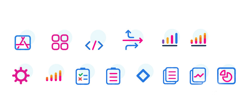 Icon sets graphic design icons ui