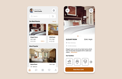Hotel Booking App hotel booking app mobile app online store ui ux