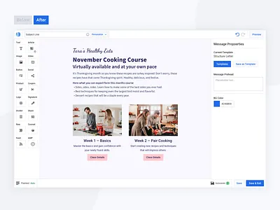 Message Editor Improvements app design product design ui ui design ux
