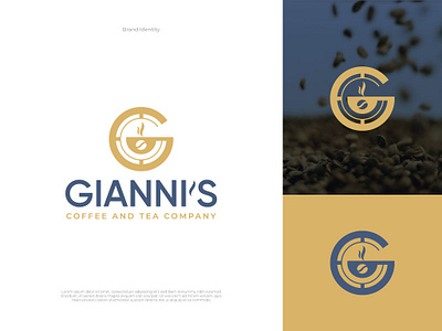 GIANNI'S Coffee and Tea Company brand identity branding g logo graphic design logo
