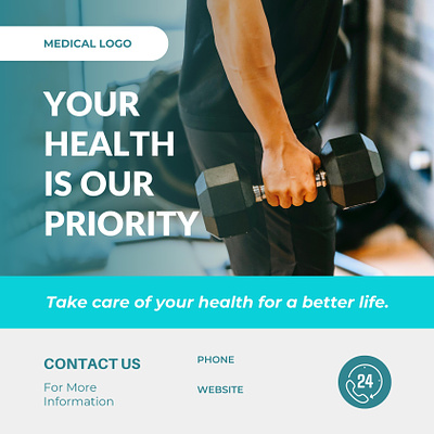 Fitness For Life balanced better branding cardio contact design fitness graphic design gym health heart illustration life liviing logo marketing medical priority take care