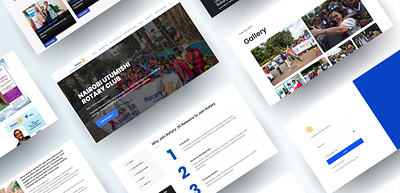 Nairobi Utumishi Rotary Club branding create design layout modern responsive rgb screen typography ui web webdesign webdevelopment