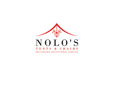Nolos Tent logo graphic design logo design n logo n logo design nice logo no logo