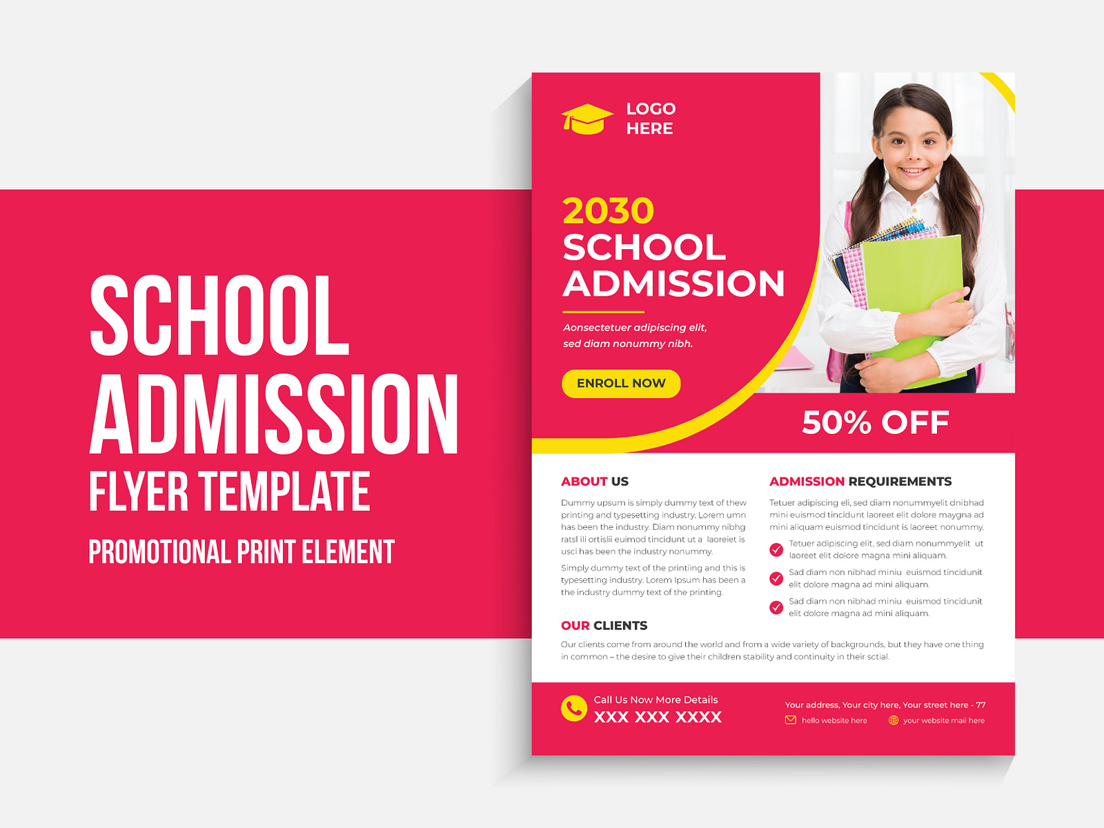 Kids School Admission Flyer Design by Pranto Saha [CF ID: #4478928] on ...