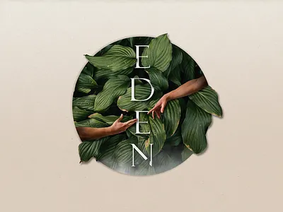 Eden bible church creation design eden garden genesis god graphic design greenery humans leaves proclaim promedia series sermon trees