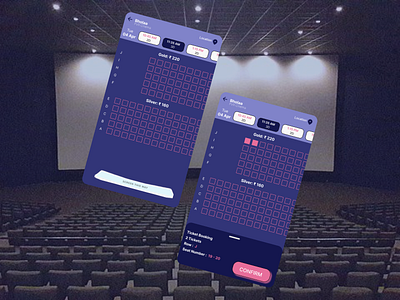 Daily UI 054 - Confirmation 054 3d 54 booking booking confirmation branding confirmation daily ui challenge design figma graphic design illustration logo movie movie seat reservation ui ux vector