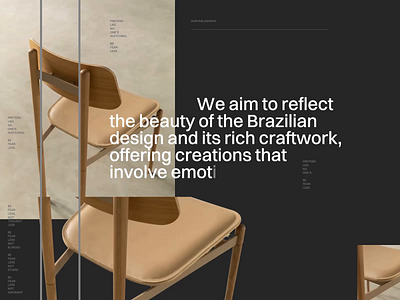 +**design chair concept daily design ecommerce experience function furniture inspiration interface logo minimal modern motion slider studio typo ui ux vector