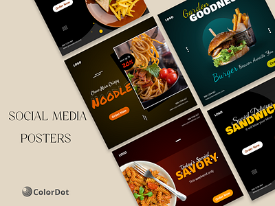 Foodie Finds Social Media Post 🍲 android app brand branding design graphic design logo mobile app design motion graphics