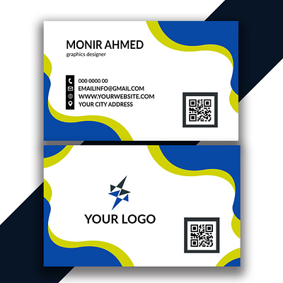 business card design 3d animation app branding business card design design graphic design illustration logo monir360 ui