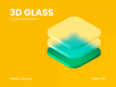 3D Glass Layer Motion Spline 3d motion 3d spline 3d web animation branding design graphic design icon illustration layers logo motion motion graphics spline spline tool spline work ui ux web interactive website 3d