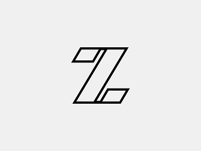 Z 2 | Icon Logo Design Vector Illustration Initial letter brandidentity branding creative font icon line z z logo