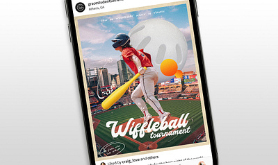 Youth Wiffleball Tournament baseball church collage college design graphic design media ministry retro social softball sports student surreal vintage wednesday wiffleball youth