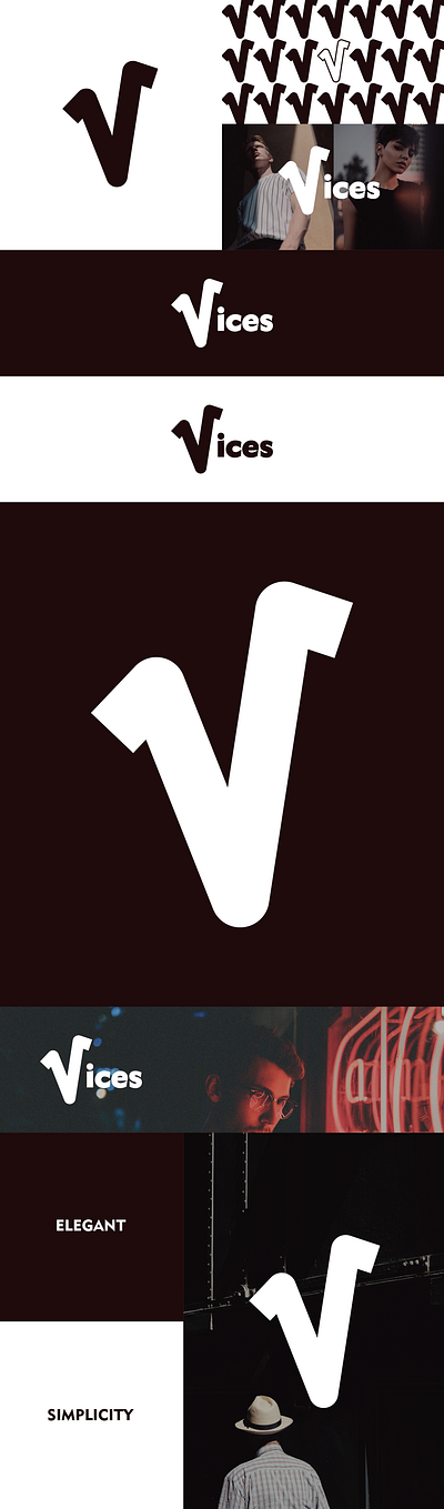 Vices branding design graphic design illustration logo vector