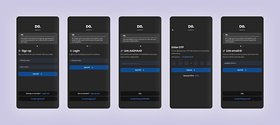 Sign Up Screen - Day 1, Daily UI app design interface design logo typography ui