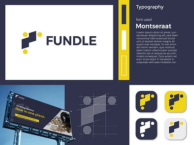 Fundle logo design app branding business clean creative design finance app logo finance logo fundle graphic design logo logos loogos modern vector