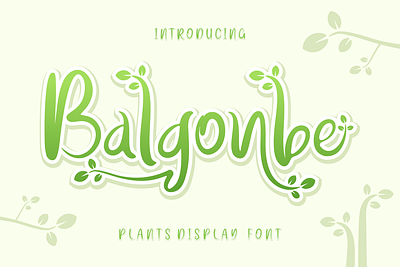 Balgonbe Font aestetic branding clean font font graphic design handwritten illustration logo vector