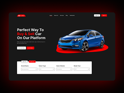 Luxury Products, Car buys-sells website branding car design free graphic design homepage illustration interface landingpage mobile ui ux website
