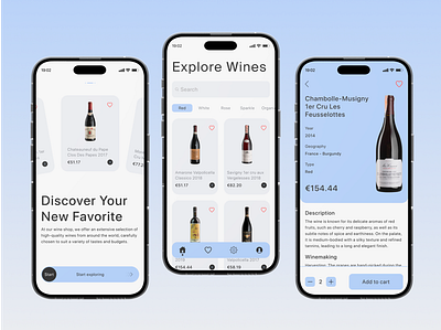 Wine Shop Web App: mobile version concept design e commerce google seo responsivewebdesign seo ui userexperience ux webapp webappdesign webappui webdevelopment