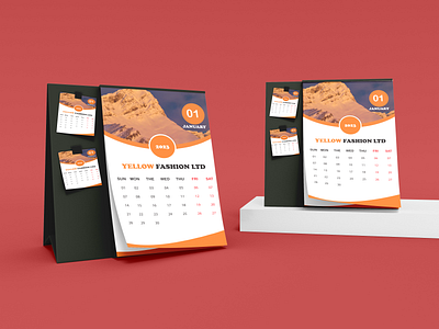 Calendar Design Template 3d animation branding ca calendar design flyer graphic design illustration label label design label packag logo mockup motion graphics ui vector