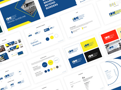 IDN Branding Guideline brand identity branding branding guideline corporate branding design print design