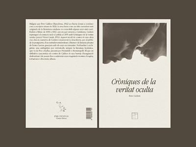 Cròniques de la veritat oculta design editorial graphic design typography