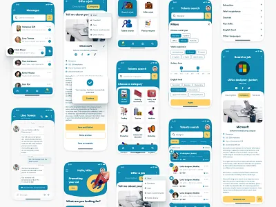Ui Job search mobile app app design mobi mobile mobile app ui uiux uiux design